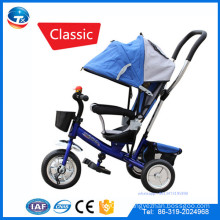 Tricycle de bébé en métal de haute qualité nouveaux modèles, vente en gros de poussette de bébé pour bébé, tricycle de bébé avec tricycle à bon marché